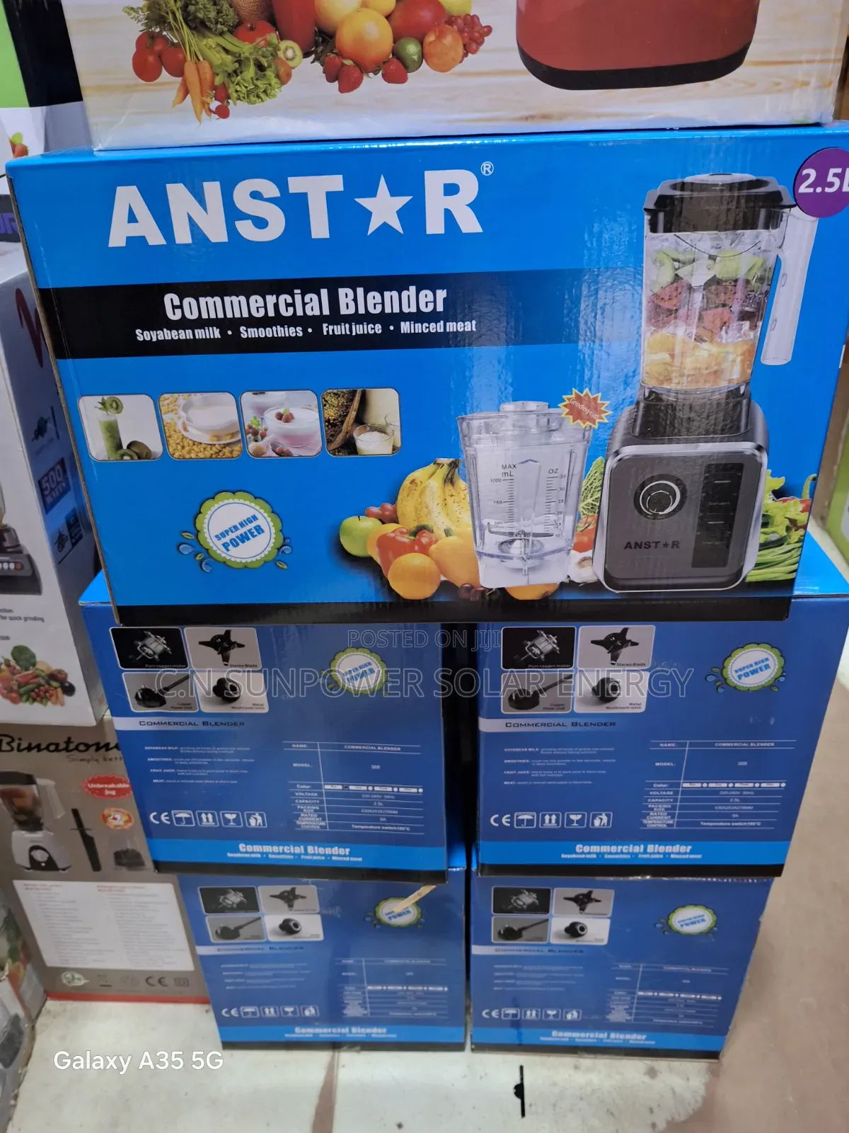 Anstar 1500w-2200w Heavy Duty Commercial Blender