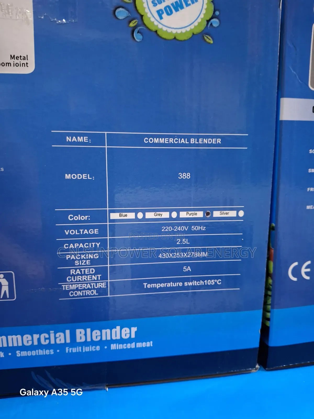 Anstar 1500w-2200w Heavy Duty Commercial Blender