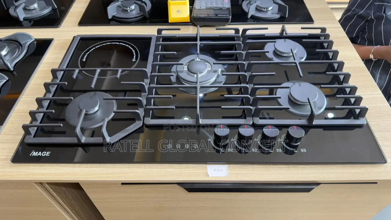 IMAGE 5 Burner Built-in Gas Cooker [4 Gas and 1 Electric Cooker]