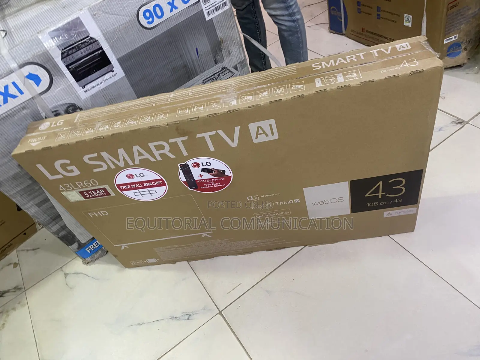 LG 43LR60 43-Inch AI Smart TV for Modern Homes