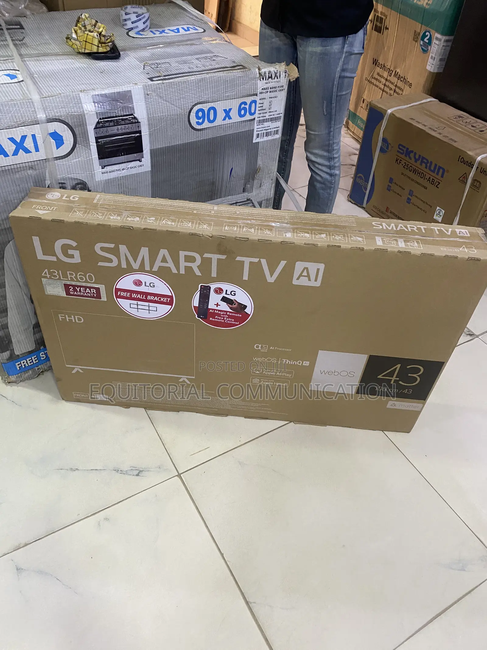 LG 43LR60 43-Inch Smart TV for Bedroom and Living Room