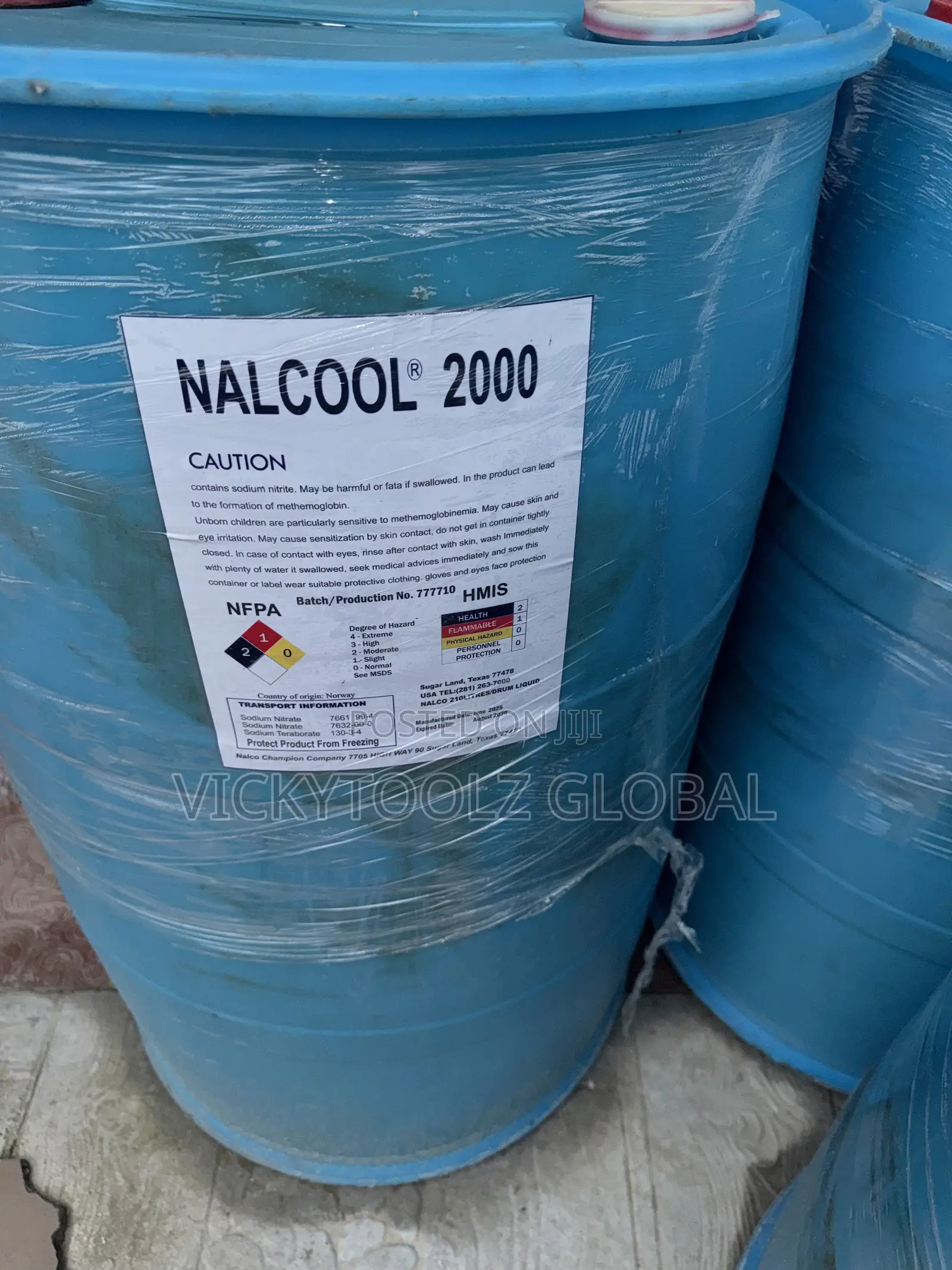 200liters Drum of Nalcool 2000//Nafleet 2000 Corrosion Inhibitor