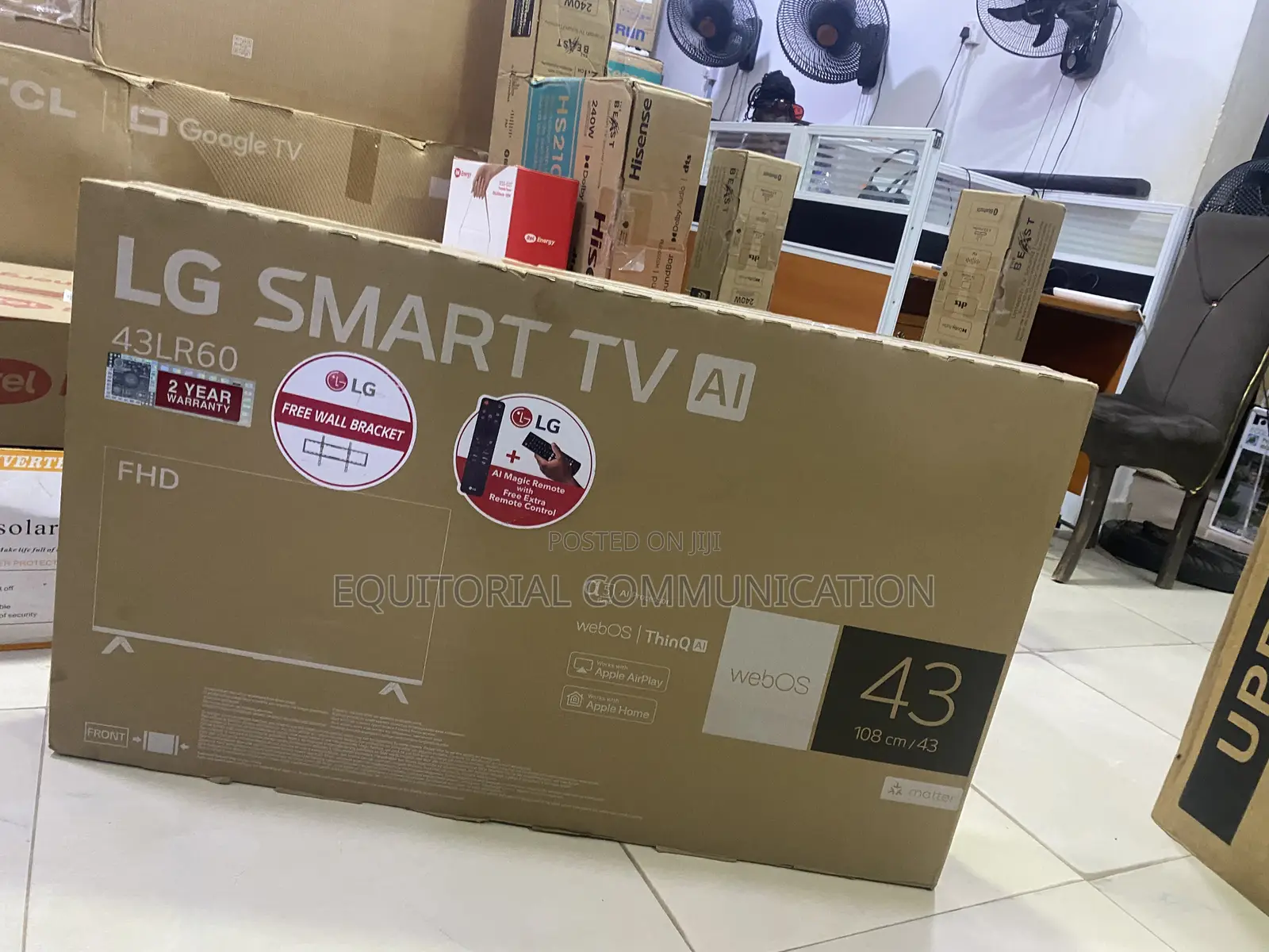 LG 43LR60 43-Inch Full HD Smart Screen Television