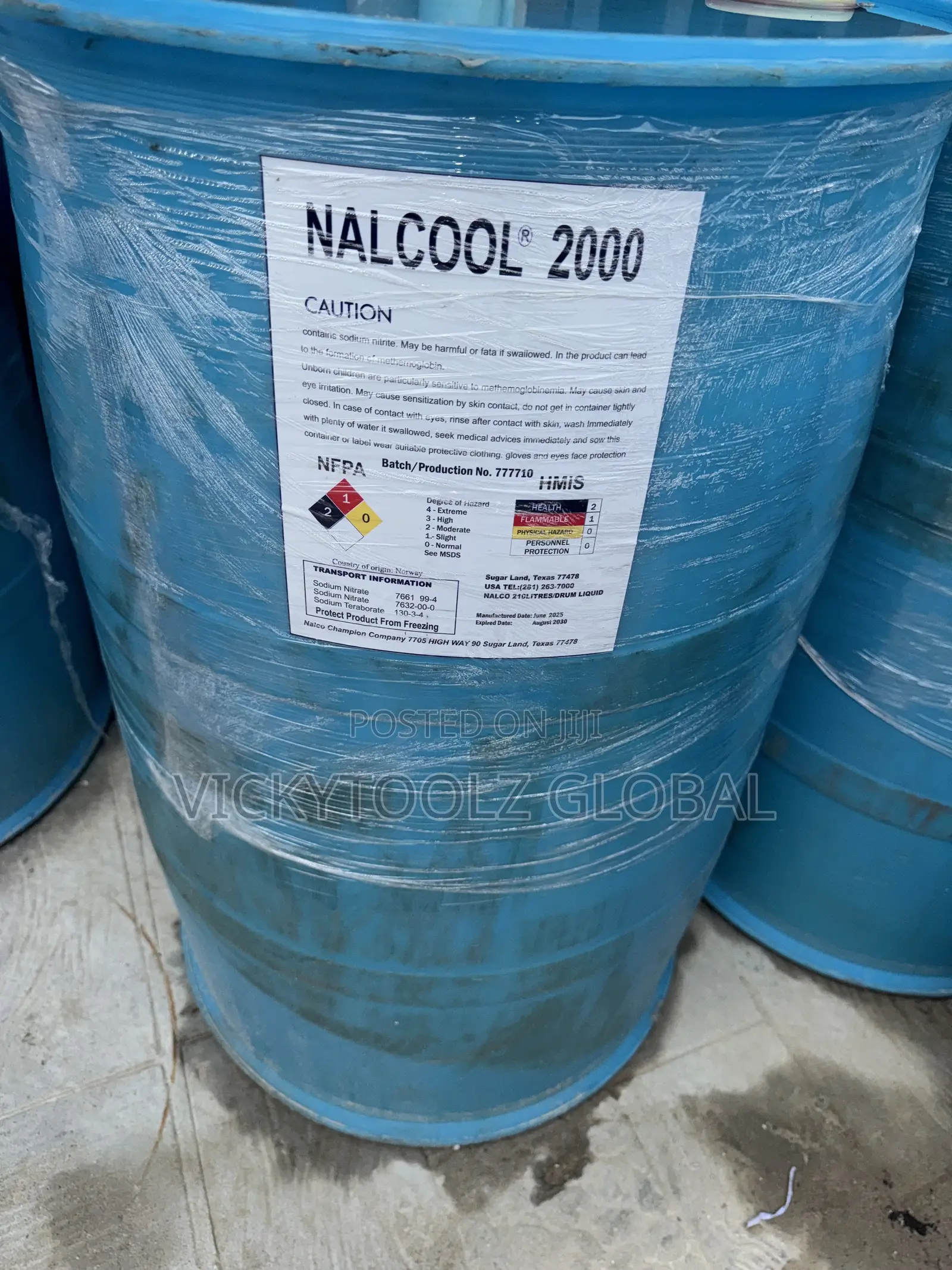 200liters Drum of Nalcool 2000//Nafleet 2000 Corrosion Inhibitor