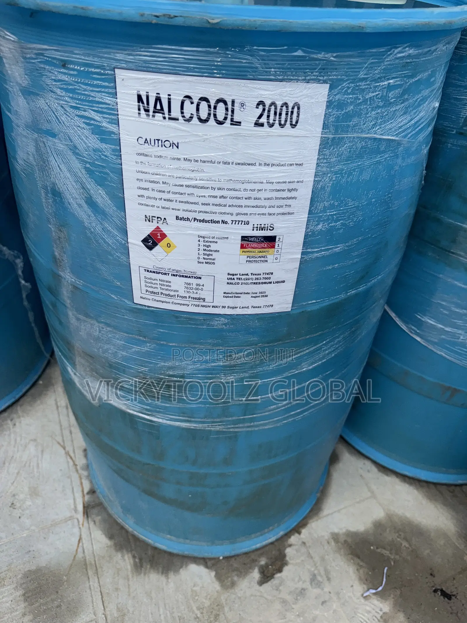 200liters Drum of Nalcool 2000//Nafleet 2000 Corrosion Inhibitor