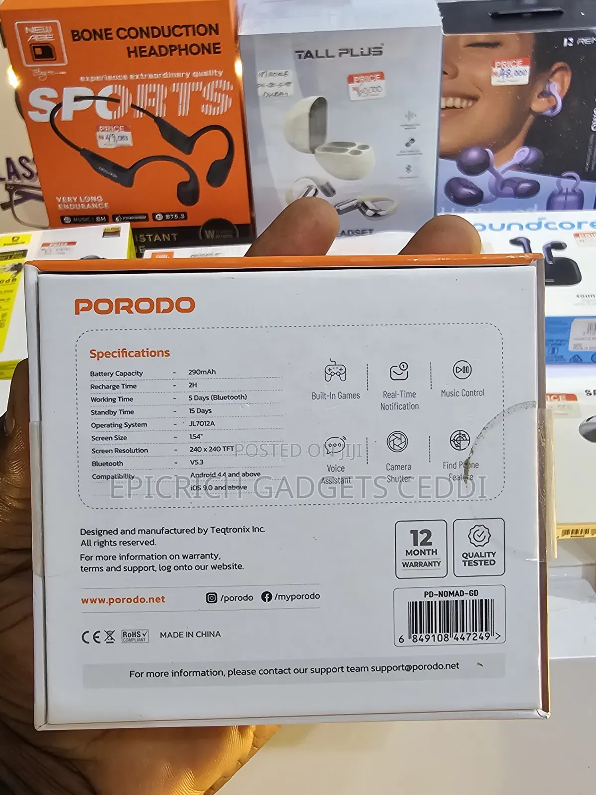 Porodo Nomad Retro Smart Watch