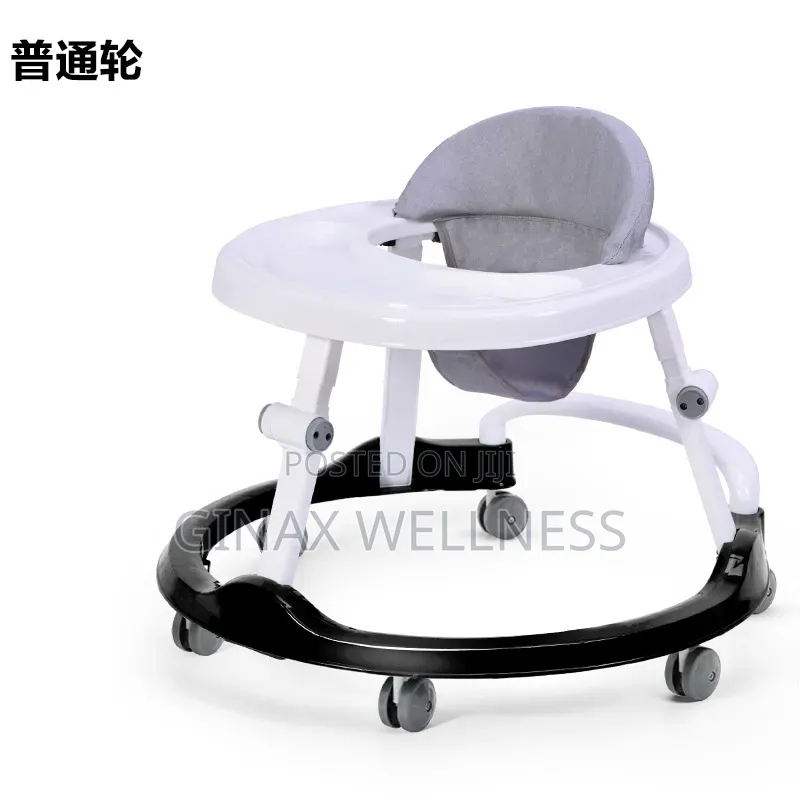 Classic Baby Walker With Padded Seat and Smooth-Rolling Wheels