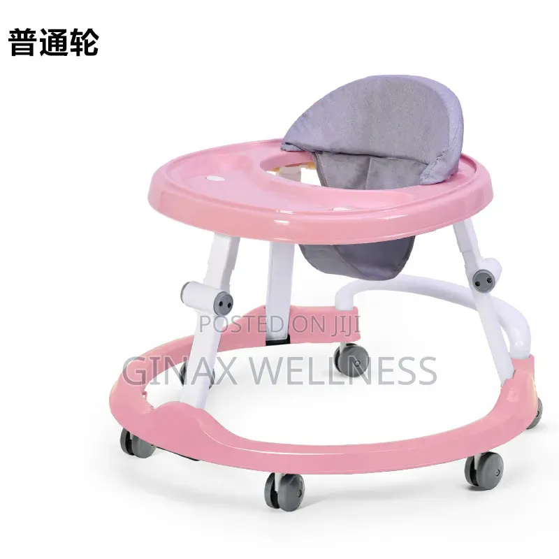 Classic Baby Walker With Padded Seat and Smooth-Rolling Wheels