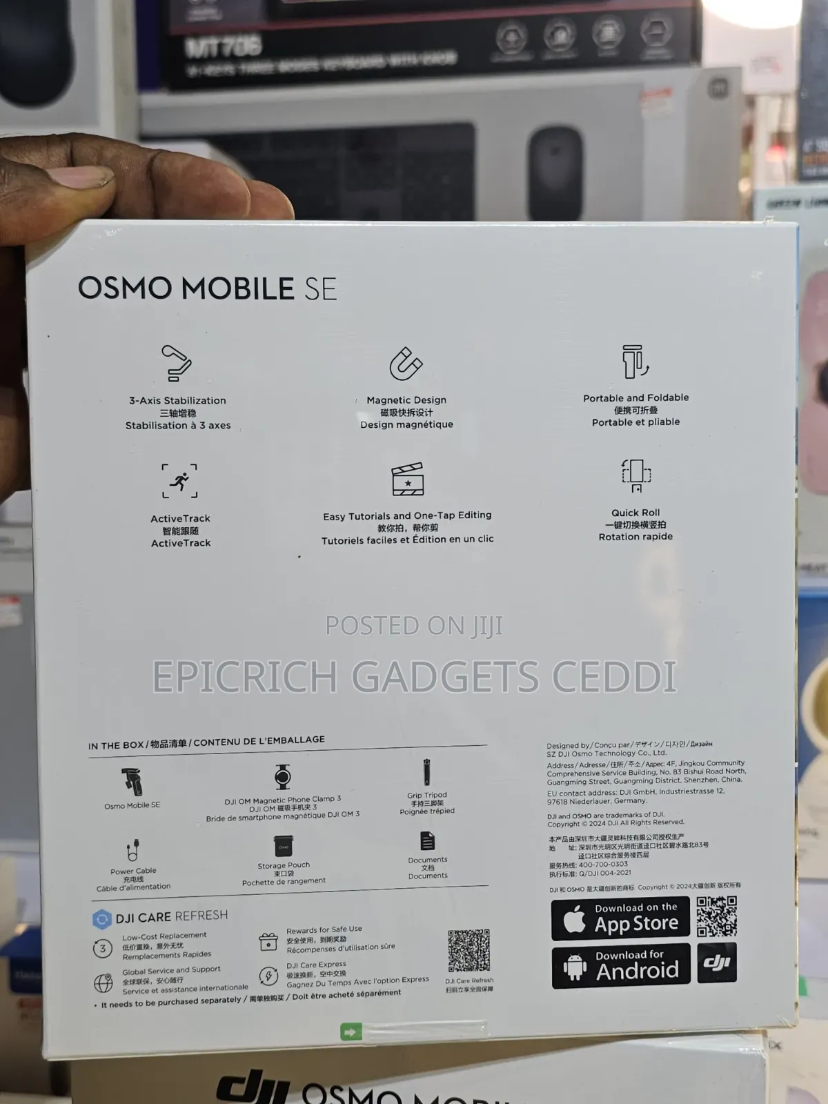 DJI Osmo Mobile SE Gimbal and Phone Video Stabilizer