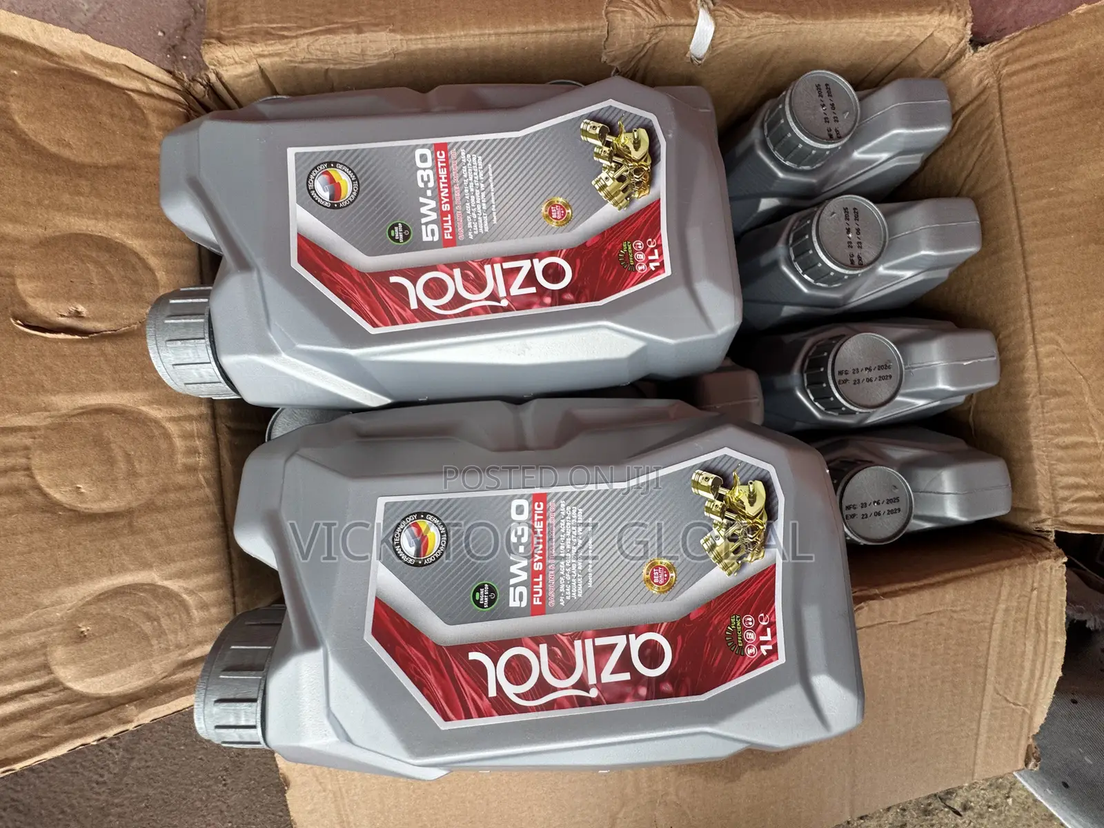 1liter of Ozinol 5w-30 Full Synthetic Gasoline and Diesel Motor Engine
