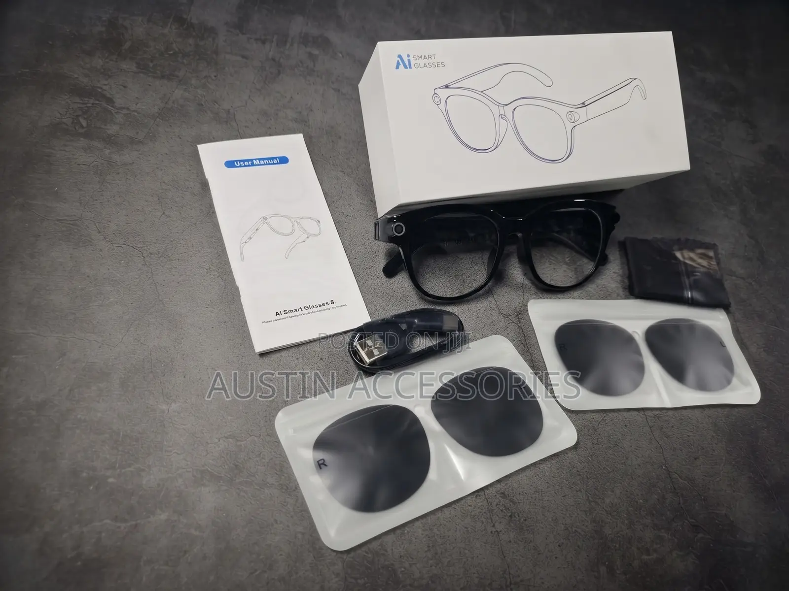 AI Smart Video Glasses – With Ai Real Time Translation/Identification