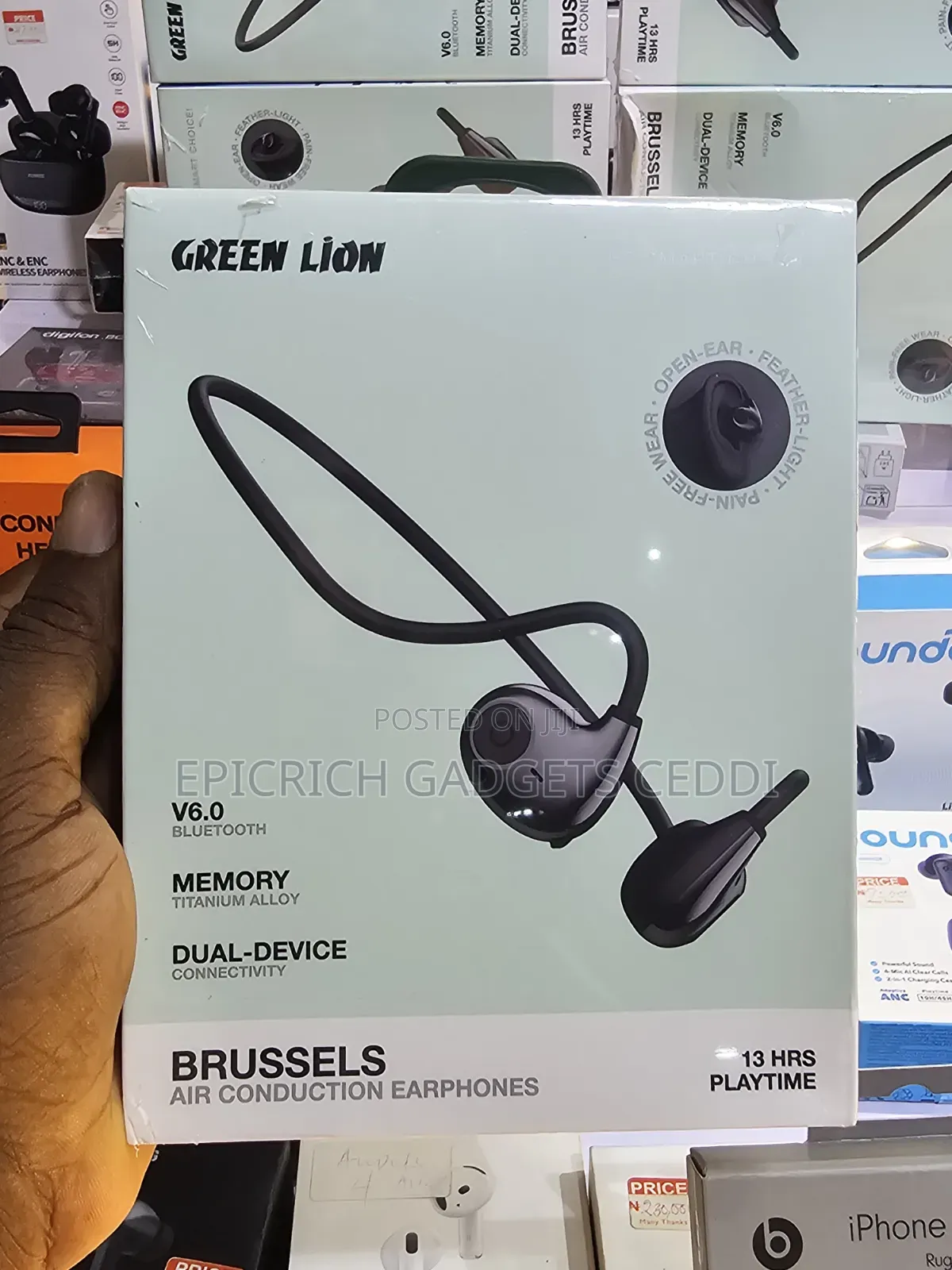 Green Lion Brussels Air Conduction Earphones