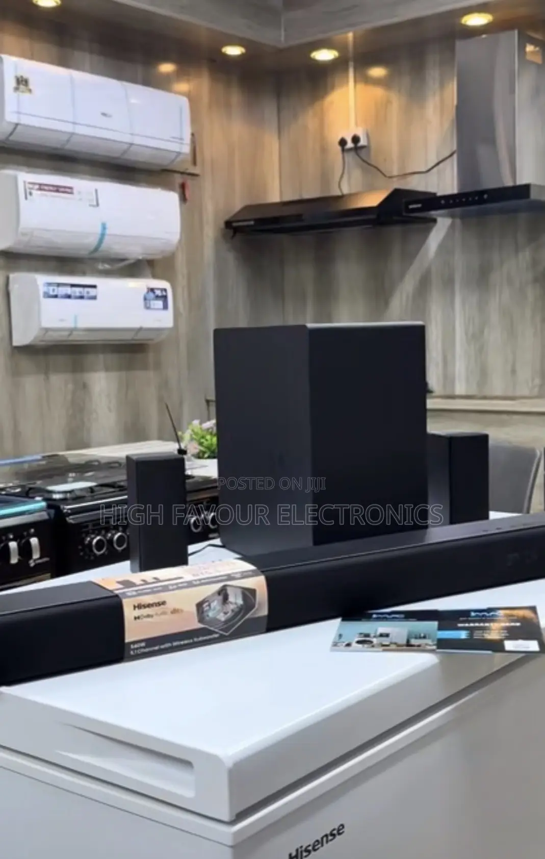 Hisense Soundbar 540 Watts With Two Extra Speakers