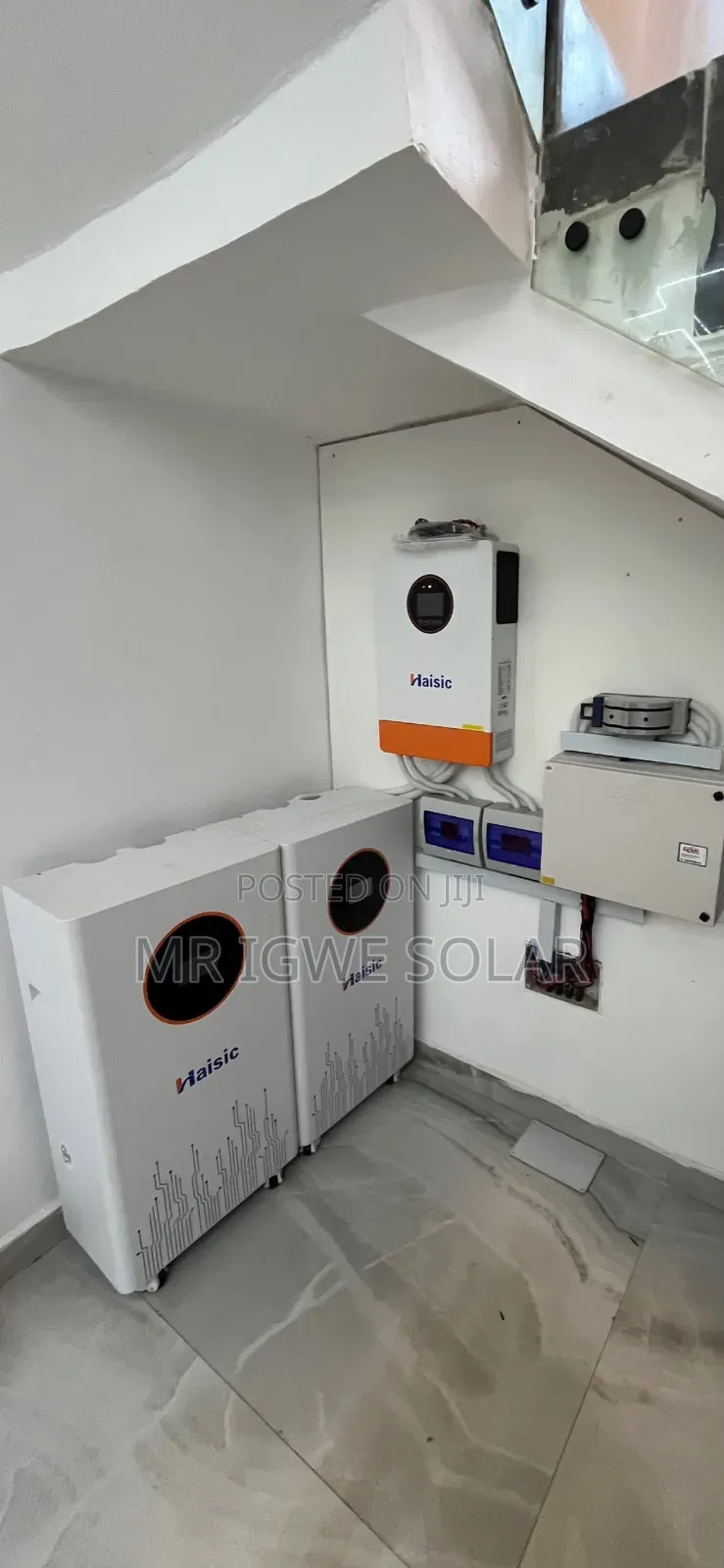15kva Haisic and 2 Pics of 18.5kwh Lithium Iron Battery