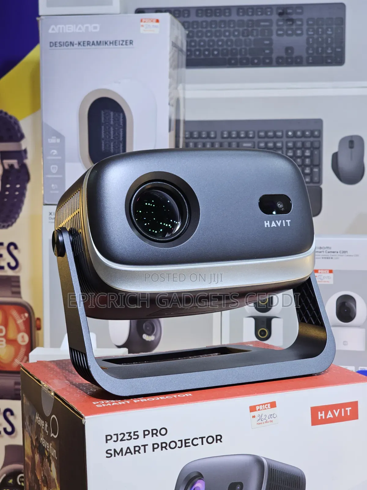 HAVIT 4K Smart Projector With Android TV