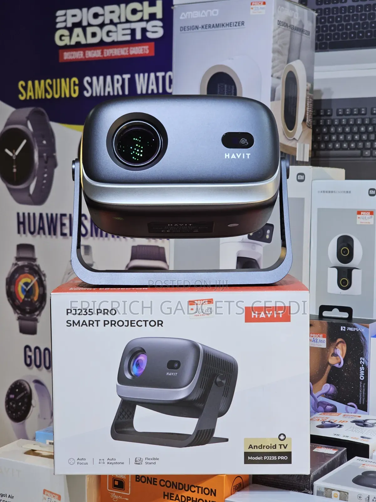 HAVIT 4K Smart Projector With Android TV