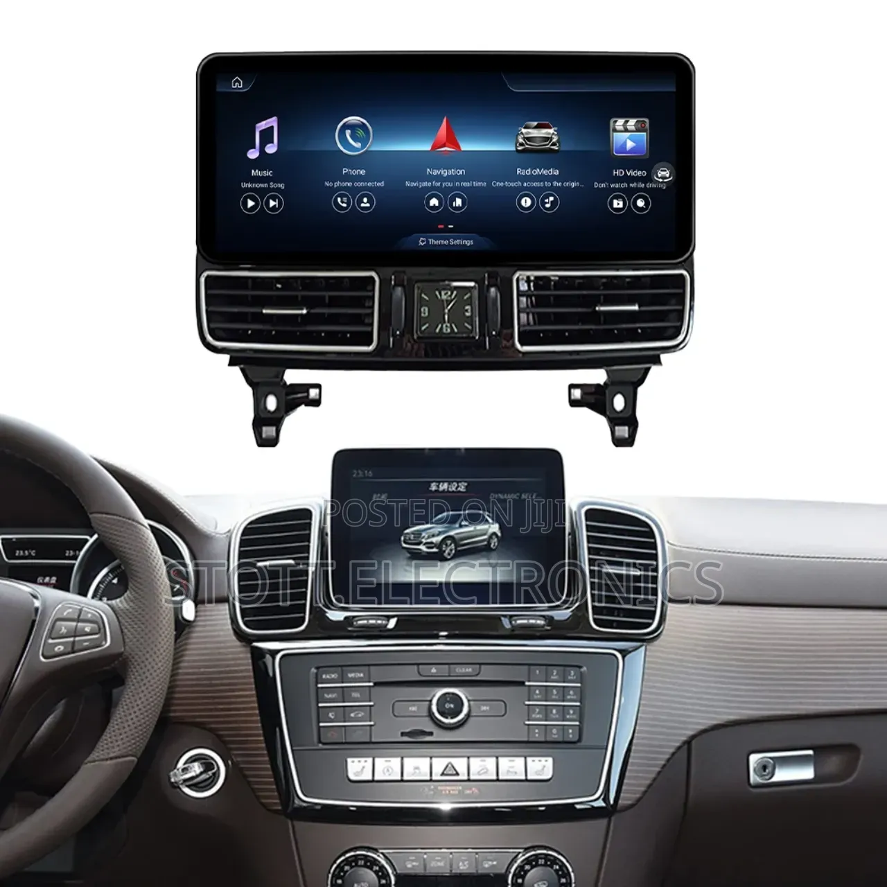 Mercedes Benz GLE Car Android Navigation System