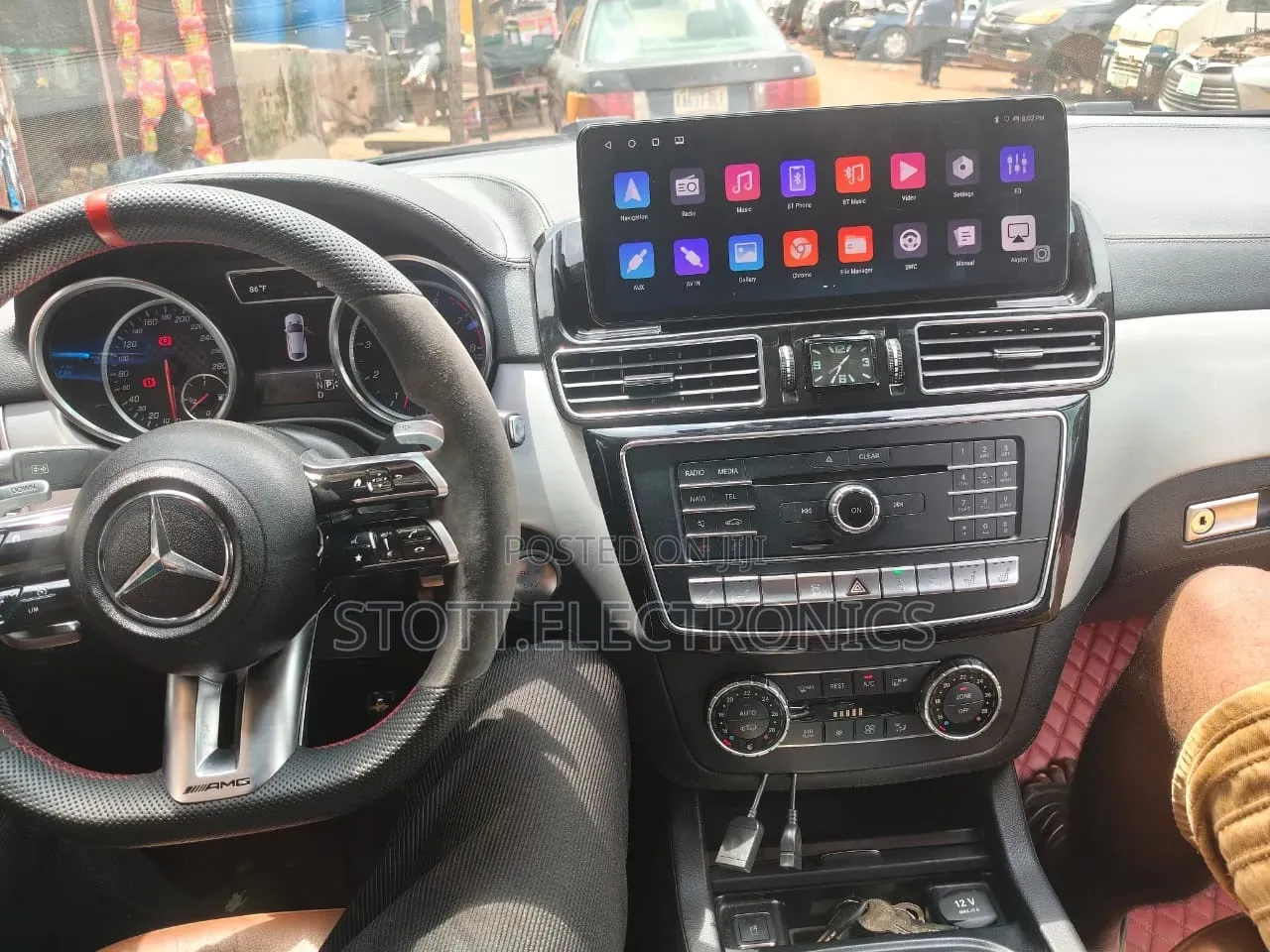 Mercedes Benz GLE Car Android Navigation System