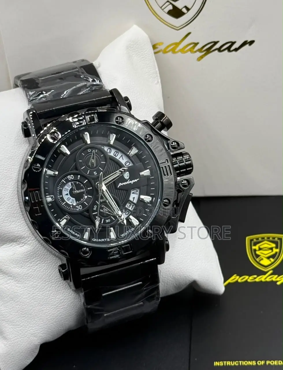 High Quality Luxury Poedagar Men Wristwatch