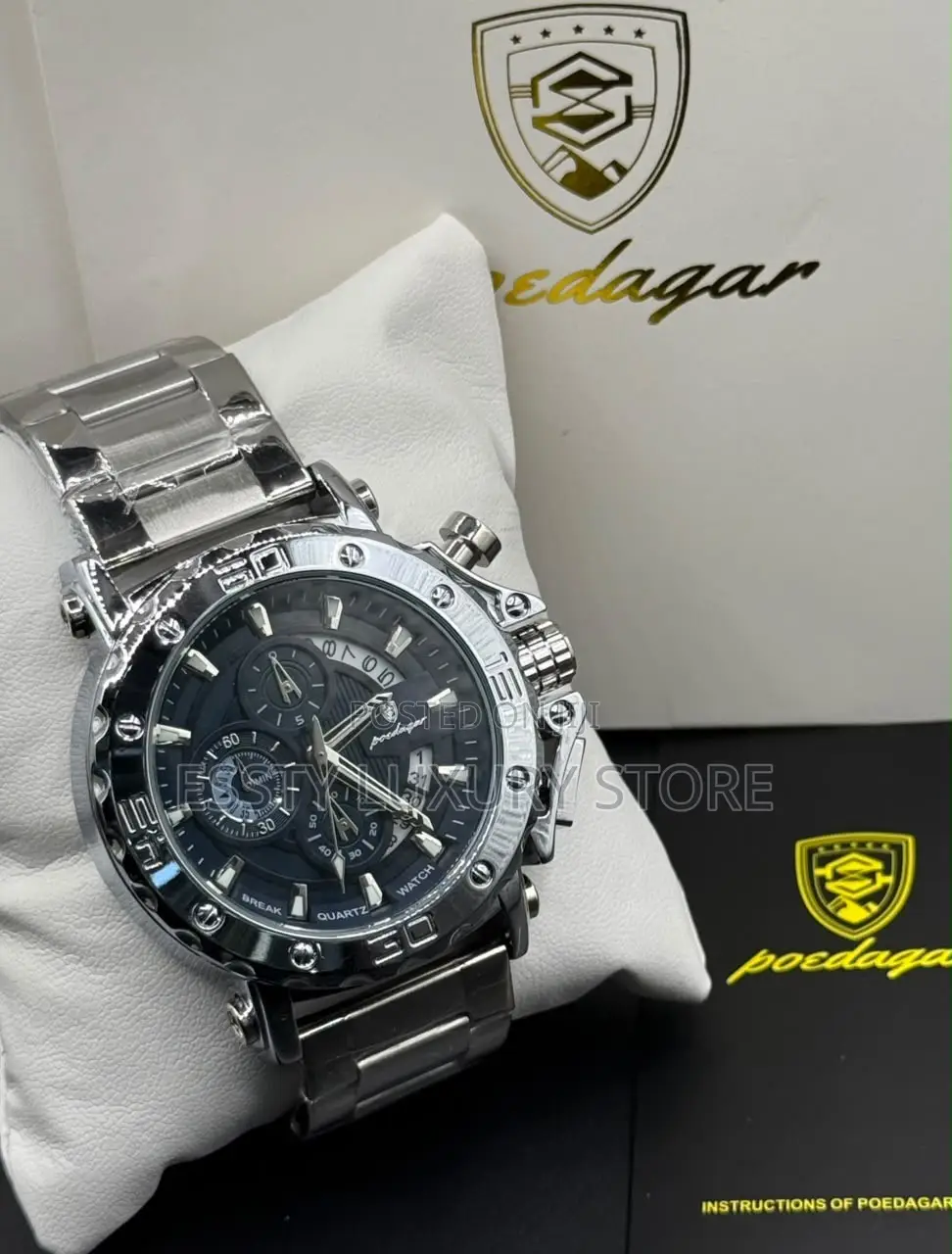 High Quality Luxury Poedagar Men Wristwatch