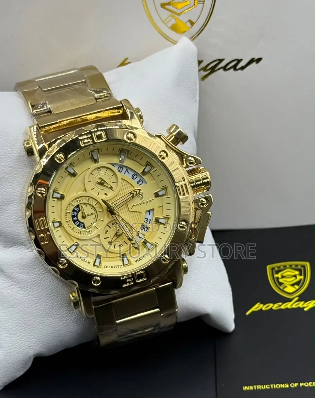 High Quality Luxury Poedagar Men Wristwatch