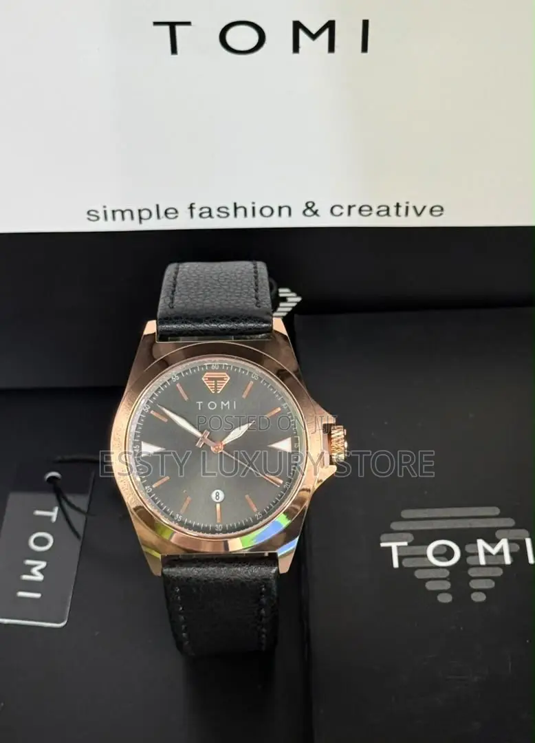 High Quality Luxury Tomi Leather Watches