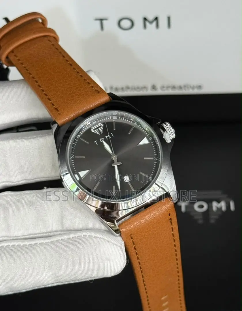 High Quality Luxury Tomi Leather Watches