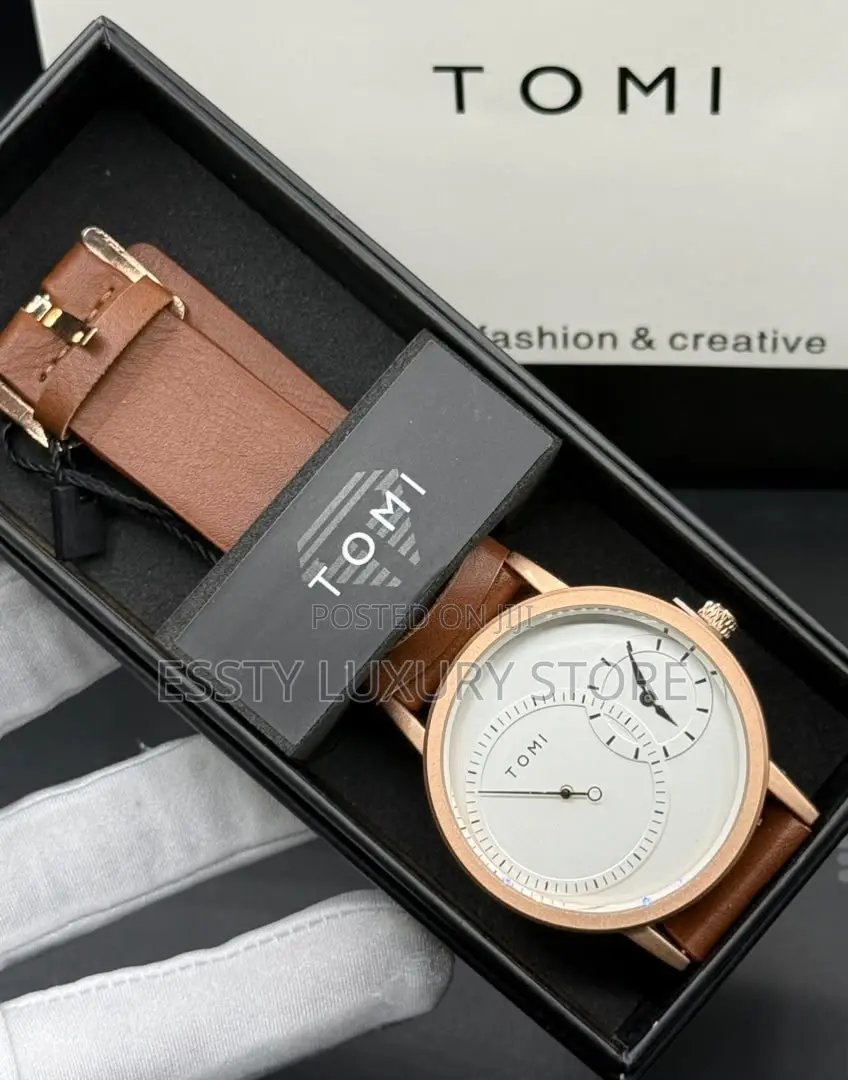 High Quality Luxury Tomi Leather Watches