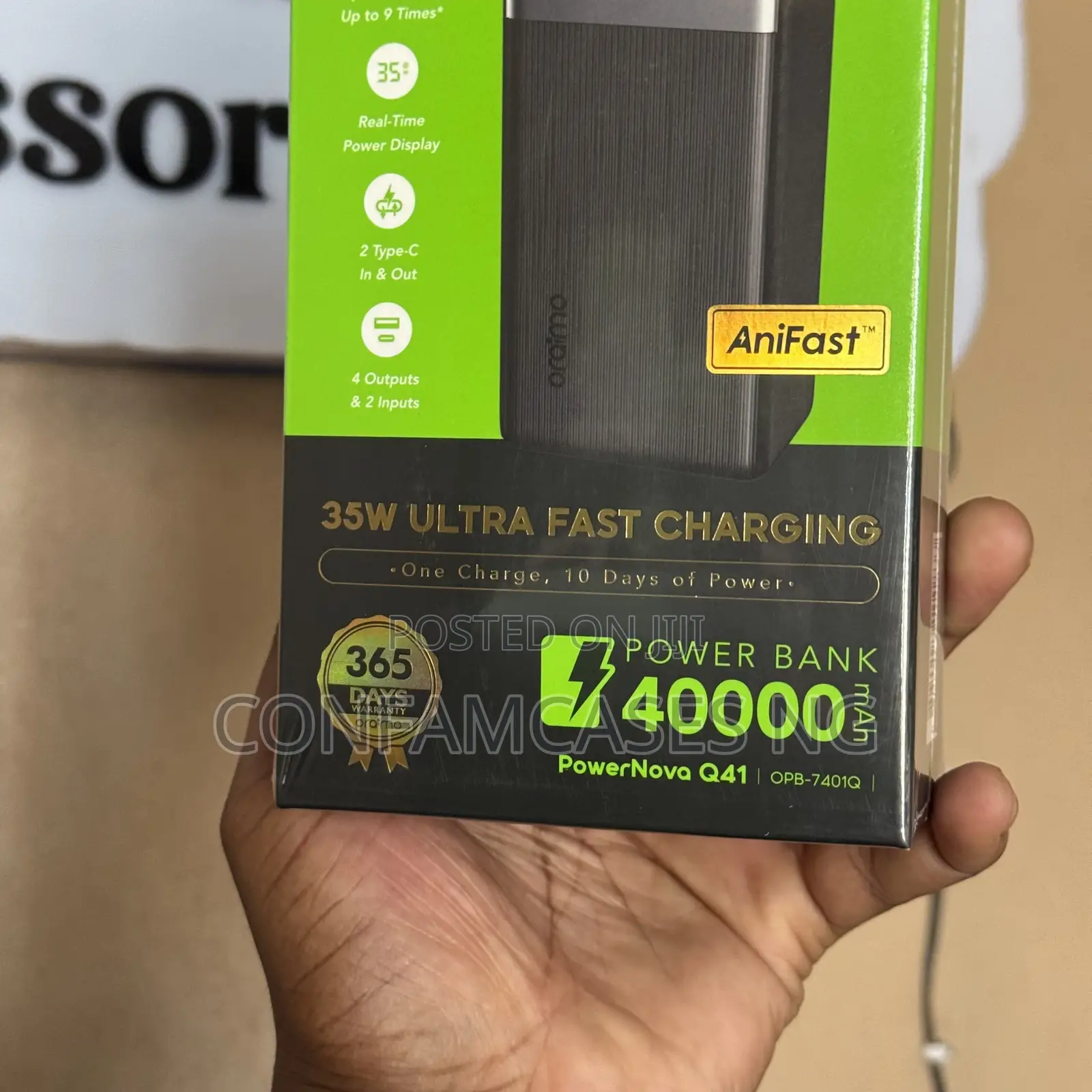 Oraimo PowerNova Q41 40000mAh 35W Fast Charging Power Bank