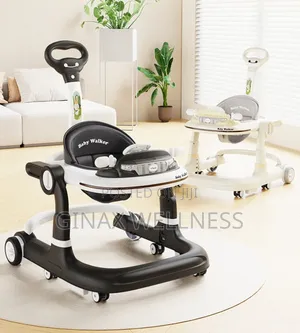 Multifunctional Baby Walker With Push Handle, Music, and Fancy Lights