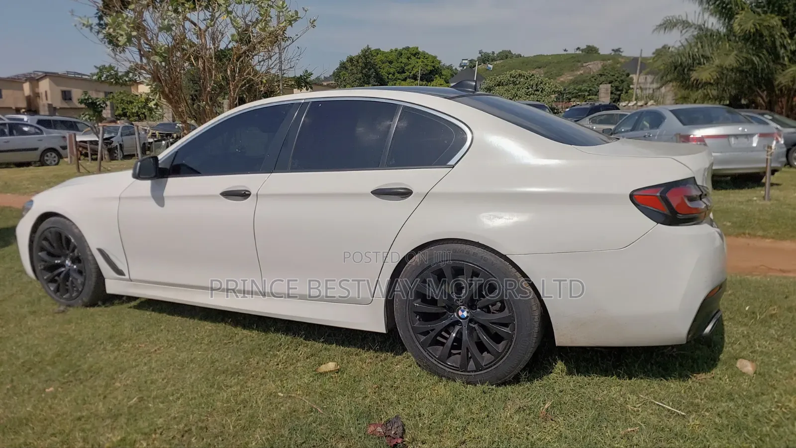 BMW 5 Series G30 530e 2022 White