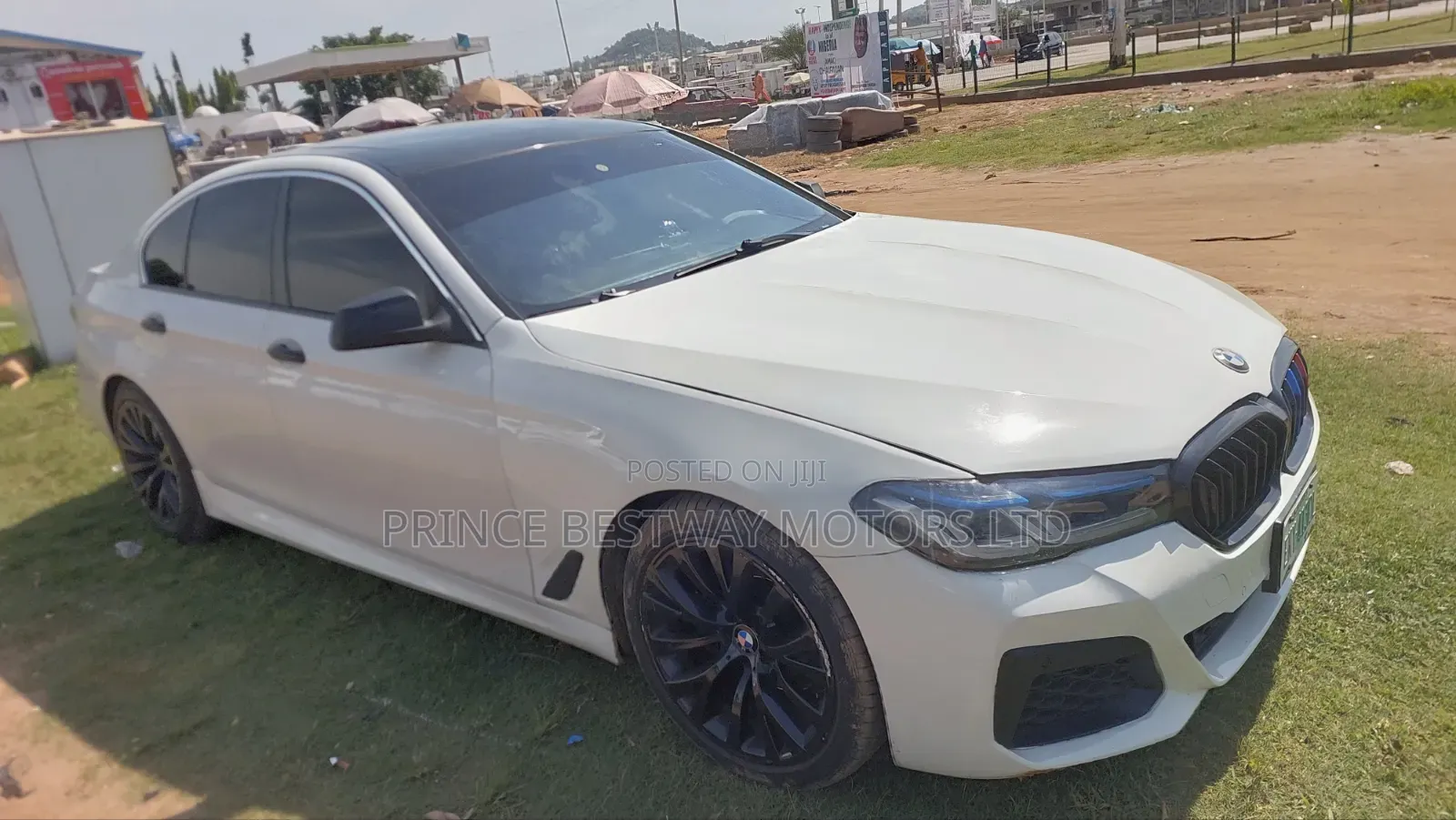 BMW 5 Series G30 530e 2022 White