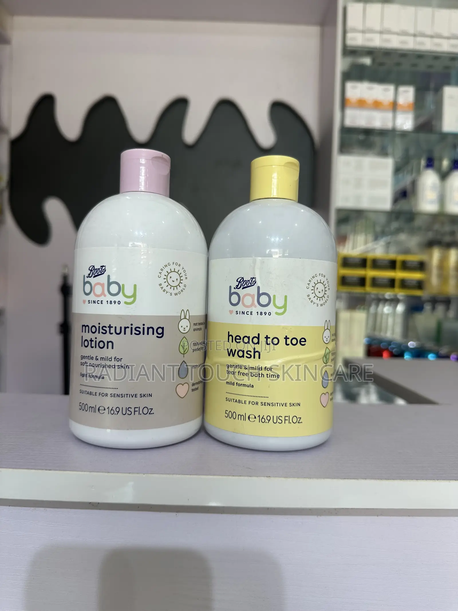 Boots Baby Lotion and Wash