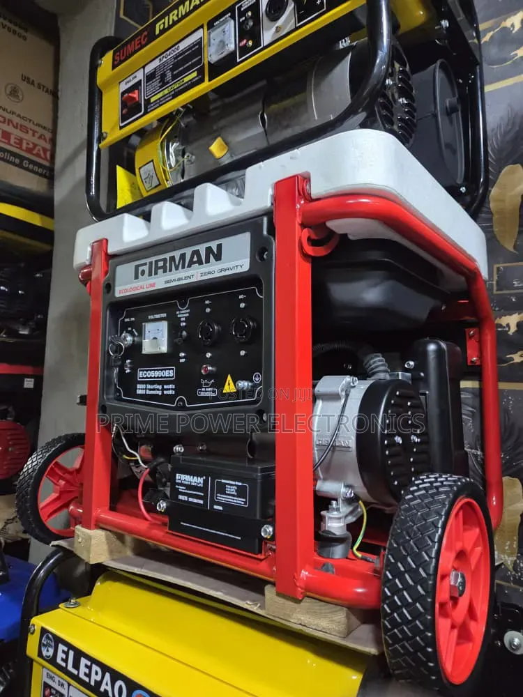Powerful 5.5KVA Firman Petrol Generator