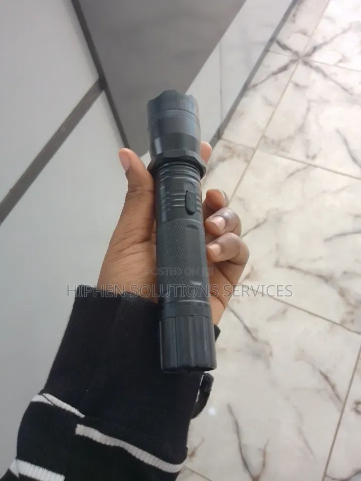 Portable LED Flashlight With Self-Defense Function