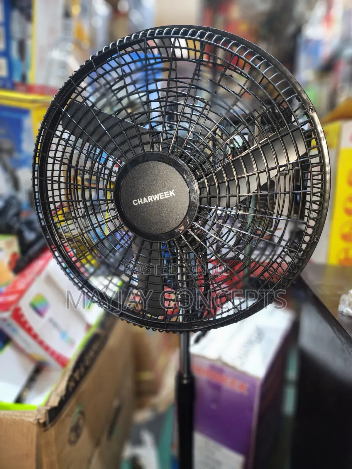 18" Charweek Pure Copper Coil Standing Fan–high Velocity Airflow