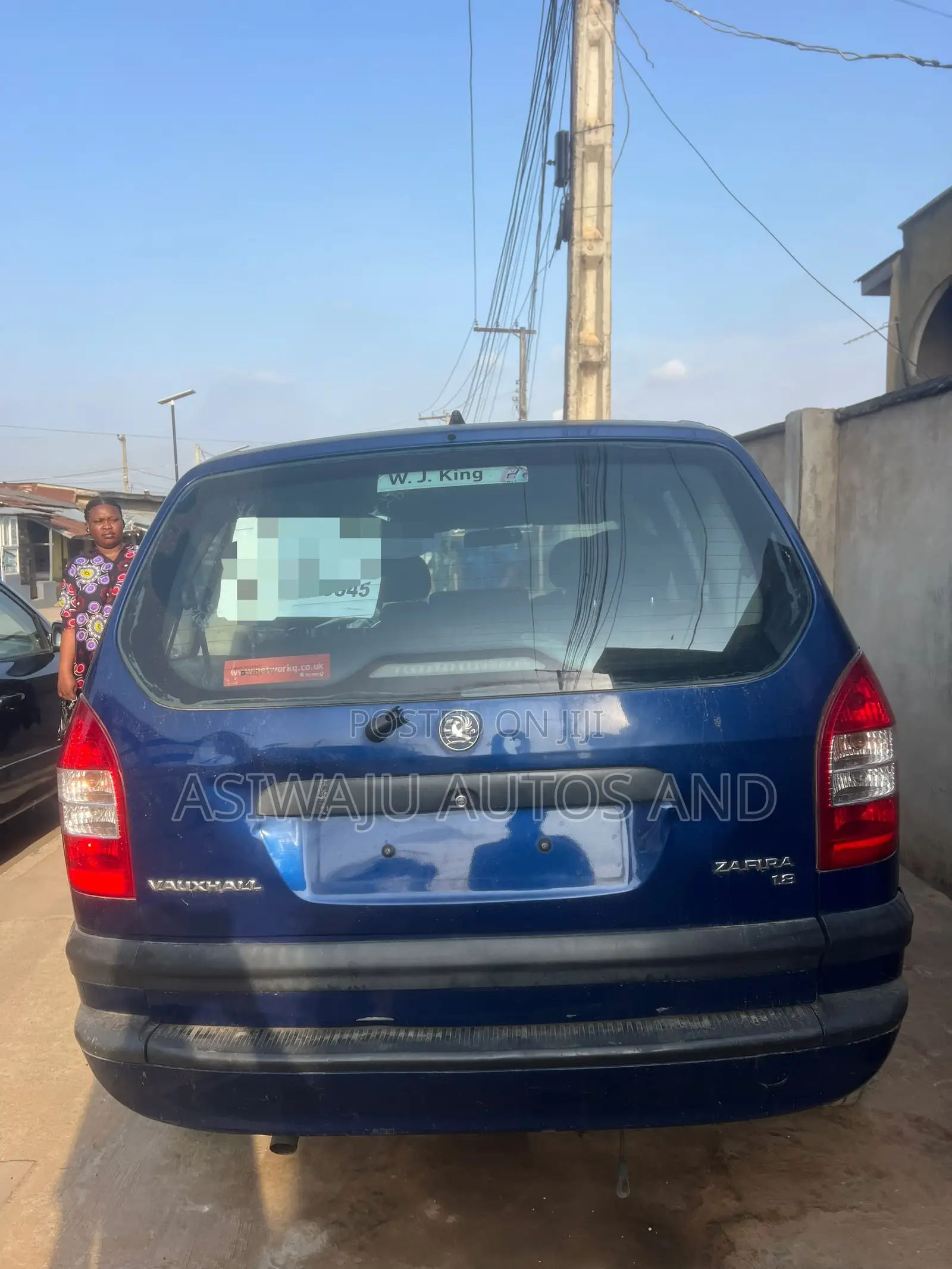 Opel Zafira 1.8 2005 Blue