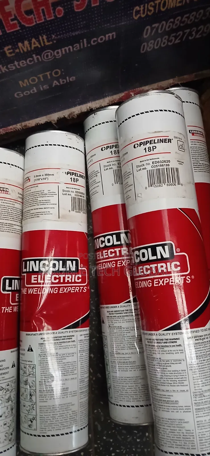 Lincoln Electric Pipeliner 18P Welding Electrode 3.2mm X 350mm