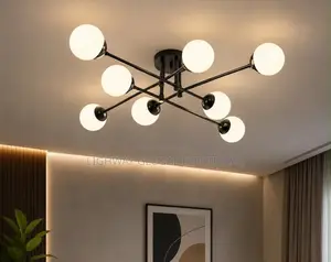 Nordic Glass Ball Flosh Chandelier