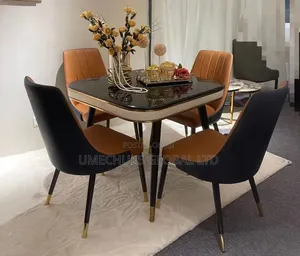 4seater Marble Dinning Set With Four Chairs