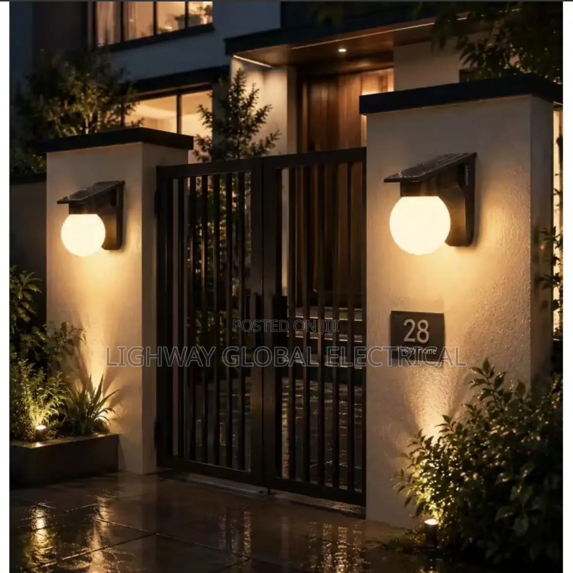 Premium High Quality Led Solar Powered Outdoor 1p65 Outdoor Light