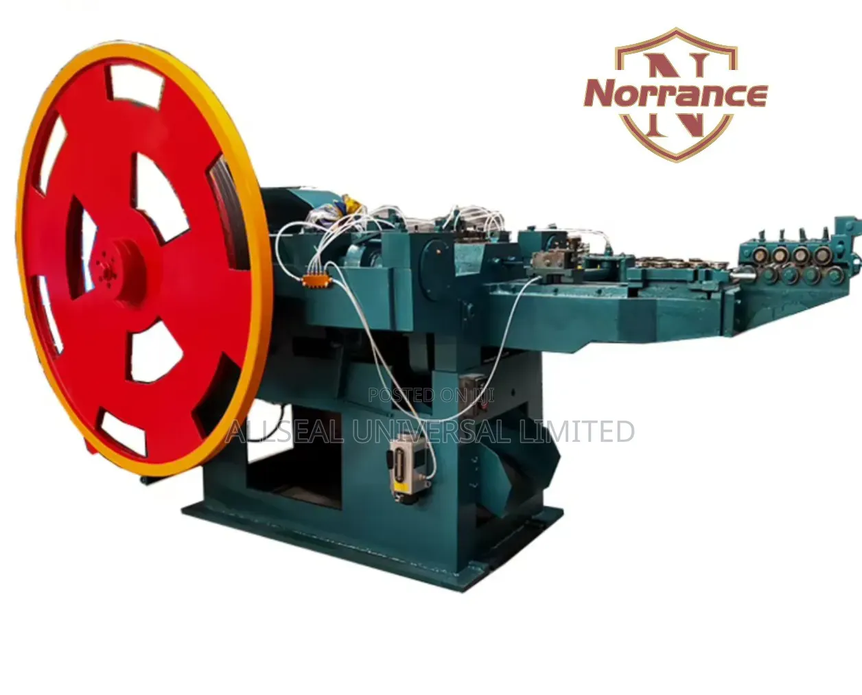 Norrance Automatic 3"-5" Nail Making Machine (Nous Parlons Français)