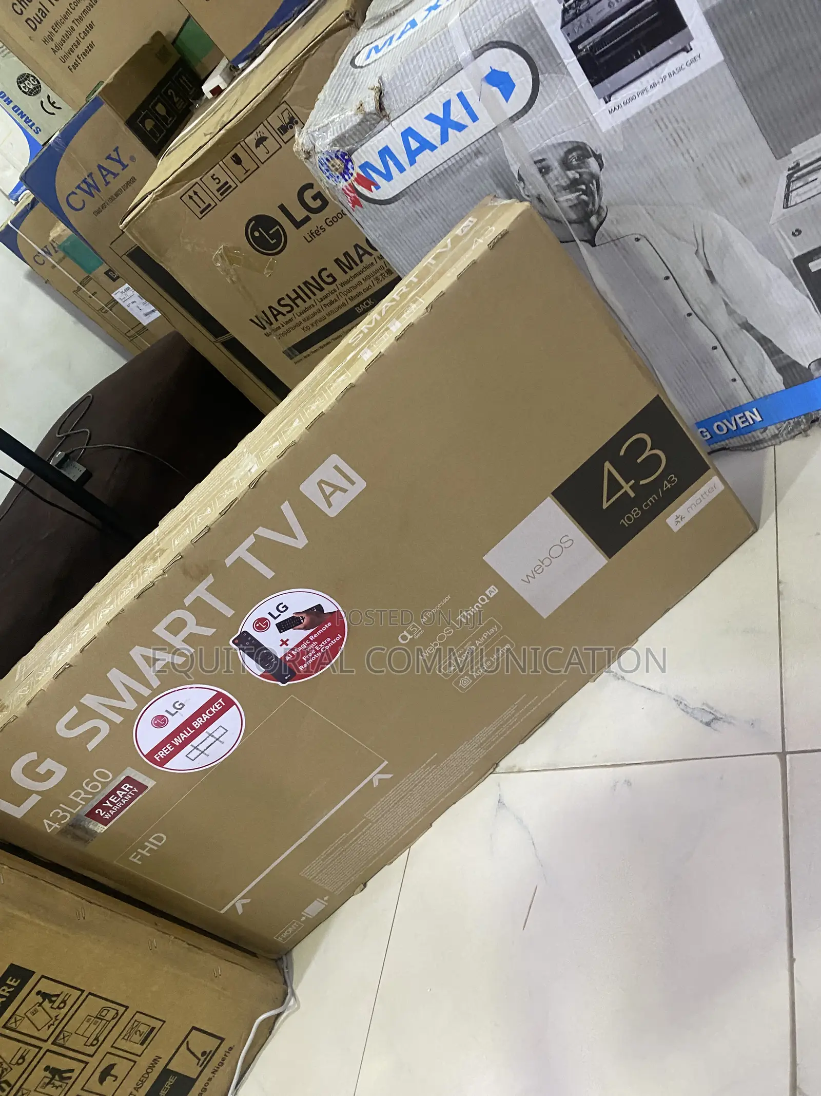 LG 43LR60 43-Inch AI Smart Full HD TV for Home and Office