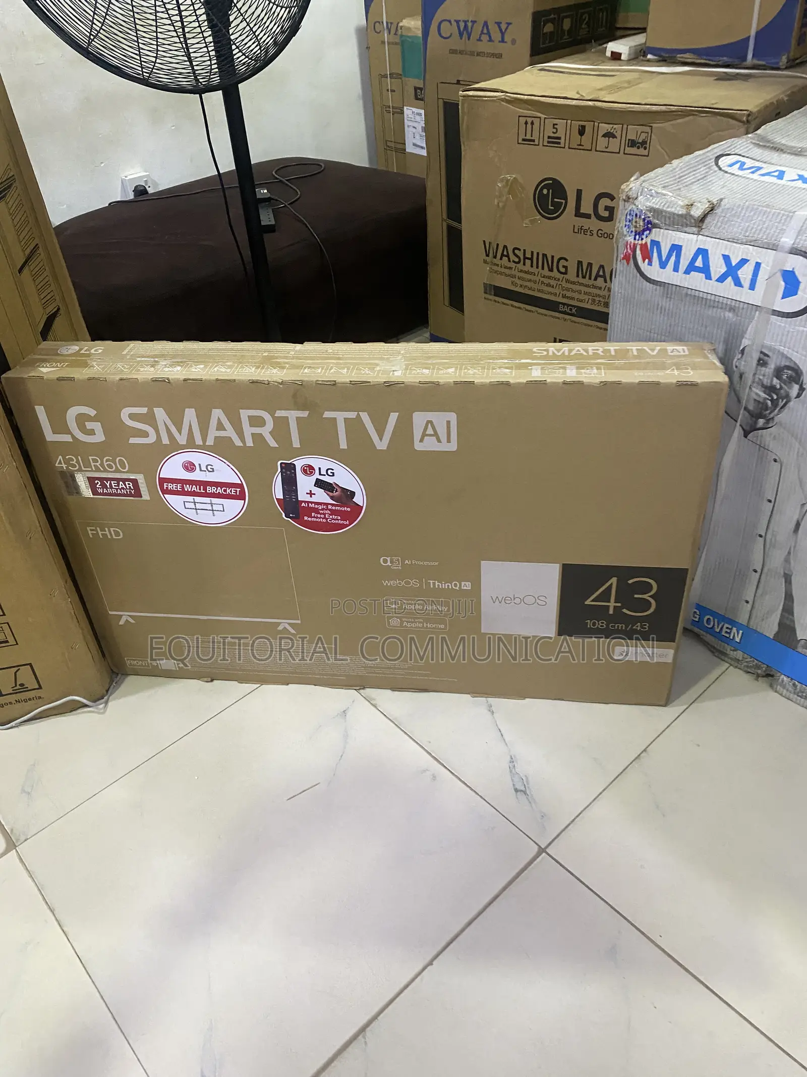 LG 43LR60 43-Inch Full HD Smart TV for Everyday Entertainment