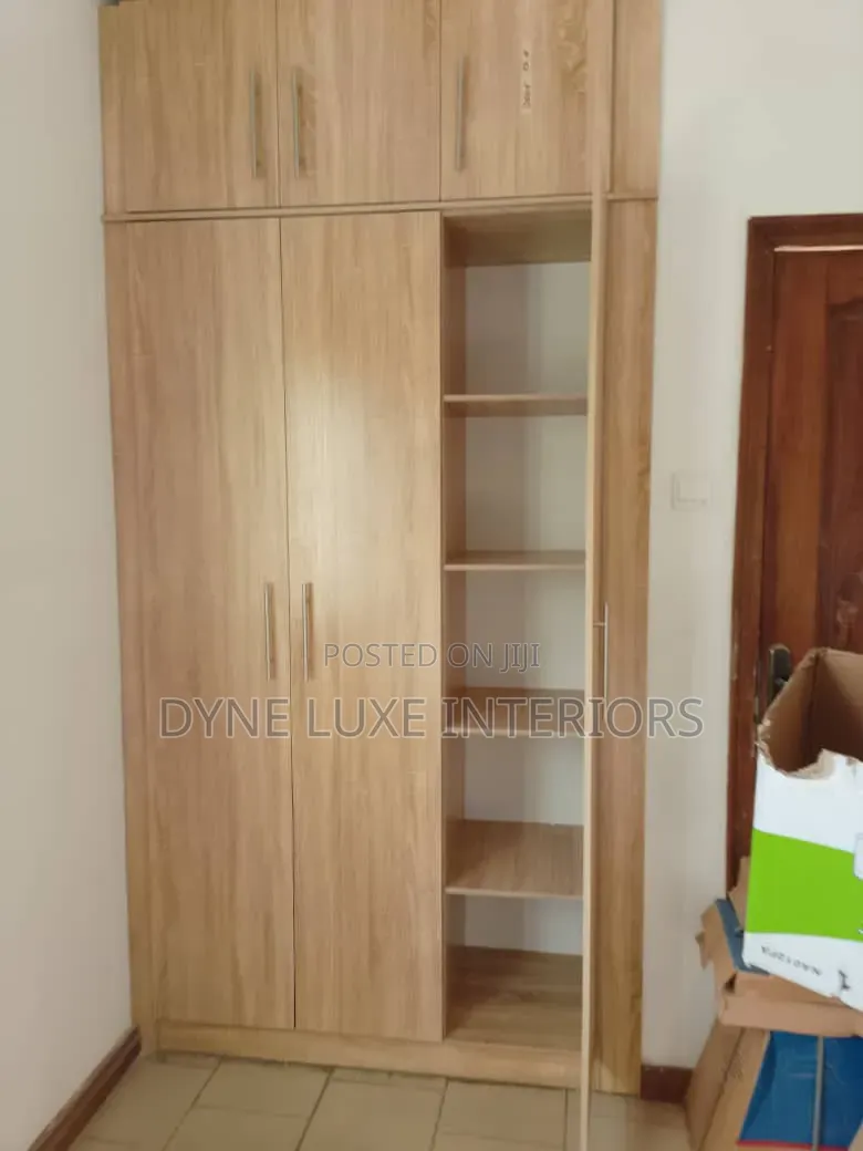 Modern 8ft by 4ft Wooden Wardrobe Made With Quality HDF Wood