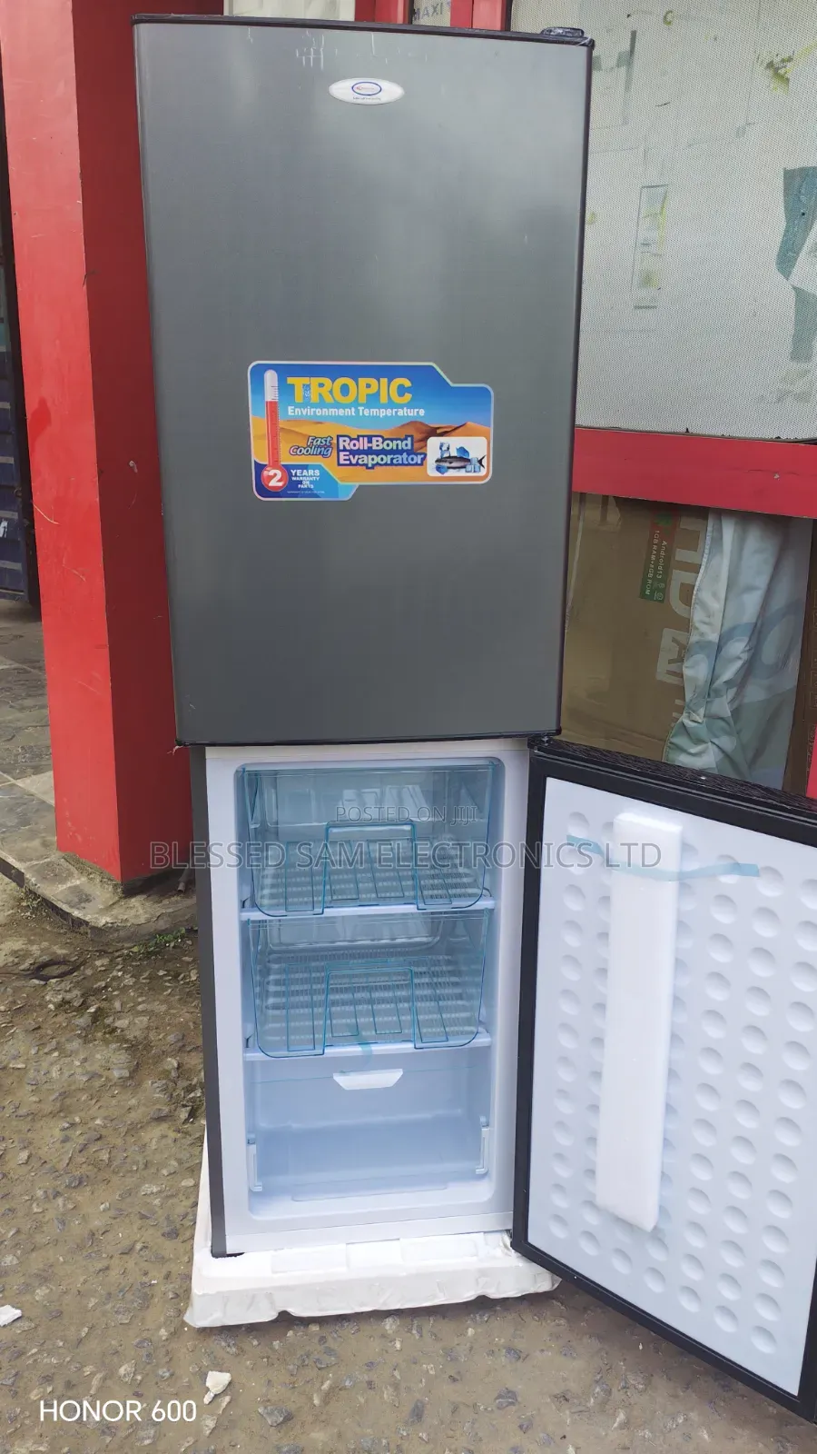 TEKNO COOL 250 Litres Double Door Refrigerator >Bottom Freezer >2Yrs