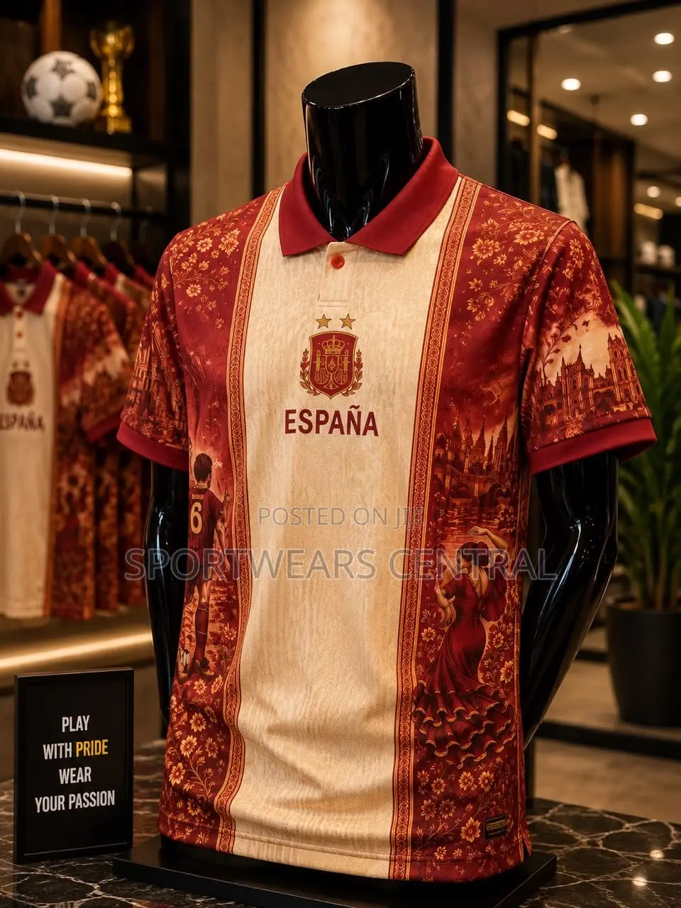 Spain National Team Special Edition & Player Edition Football Jersey