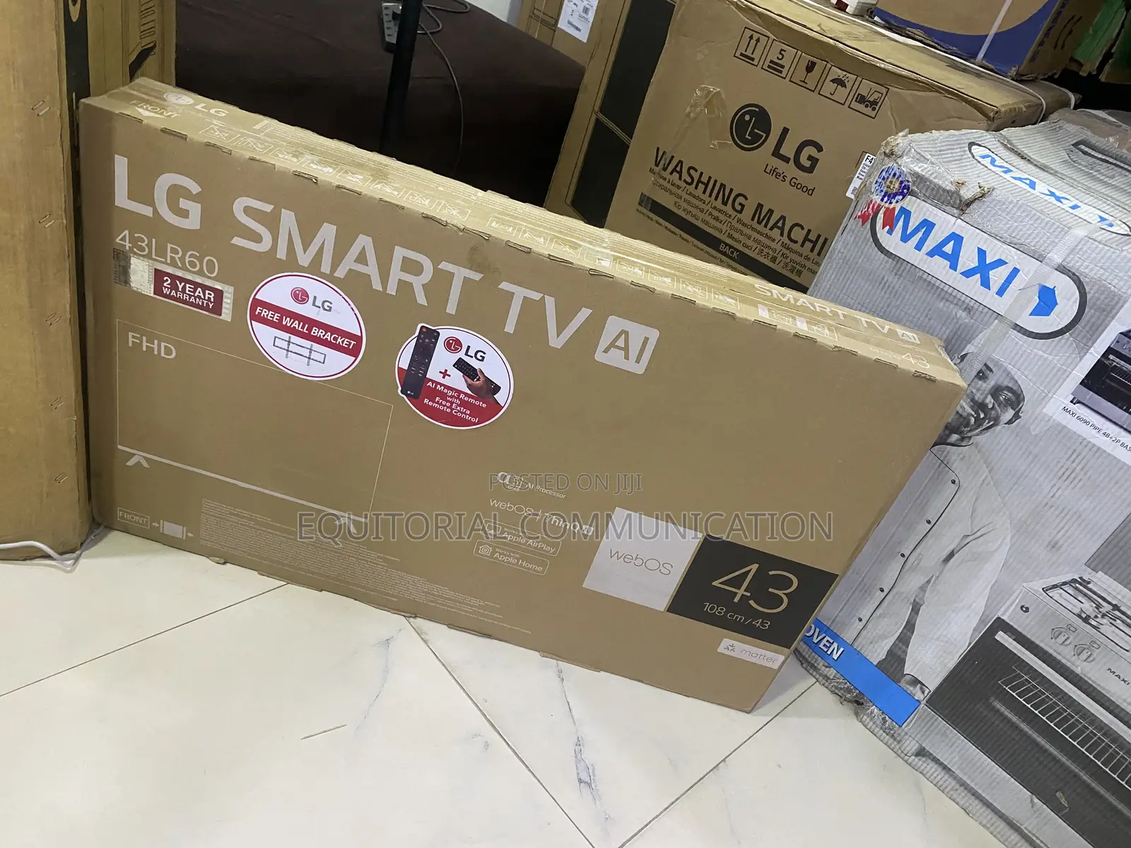 LG 43LR60 43-Inch Smart TV for Streaming and Relaxation