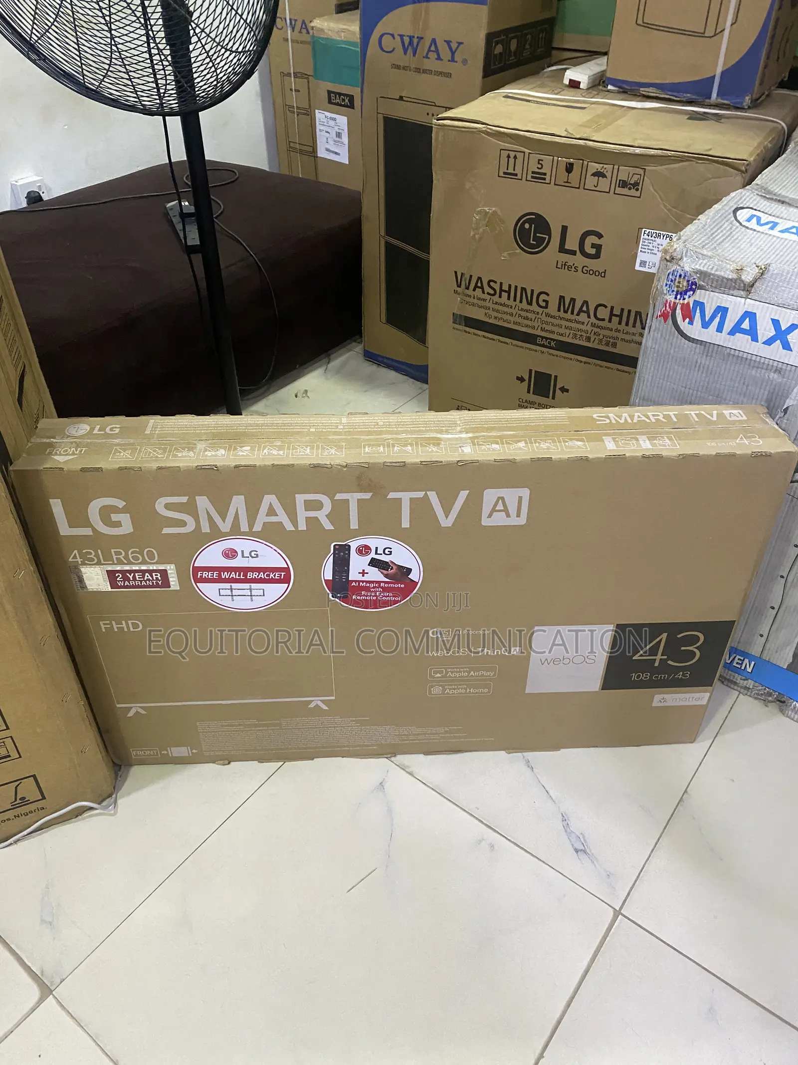 LG 43LR60 Full HD 43 Inch Smart AI TV for Digital Viewing