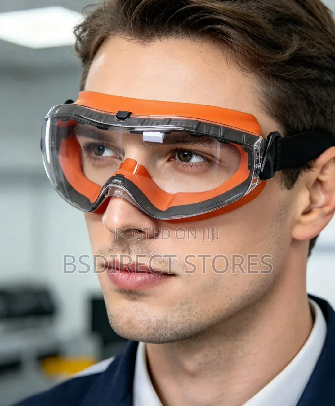 Premium Clear Safety Goggles Wide Vision Liquid Splash & Dust Protect
